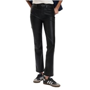 SZ4 GAP Faux Leather Black High Rise Pants Pleather